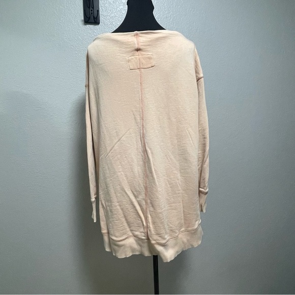 Pilcro and The Letterpress by Anthropologie Peach Donna Sweatshirt Large - Picture 5 of 5
